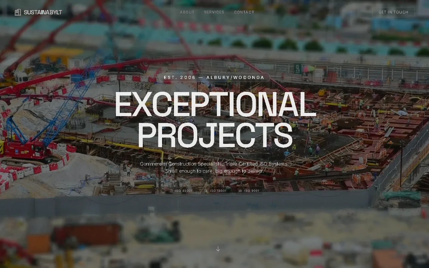 Sustainabylt — Commercial construction demo preview