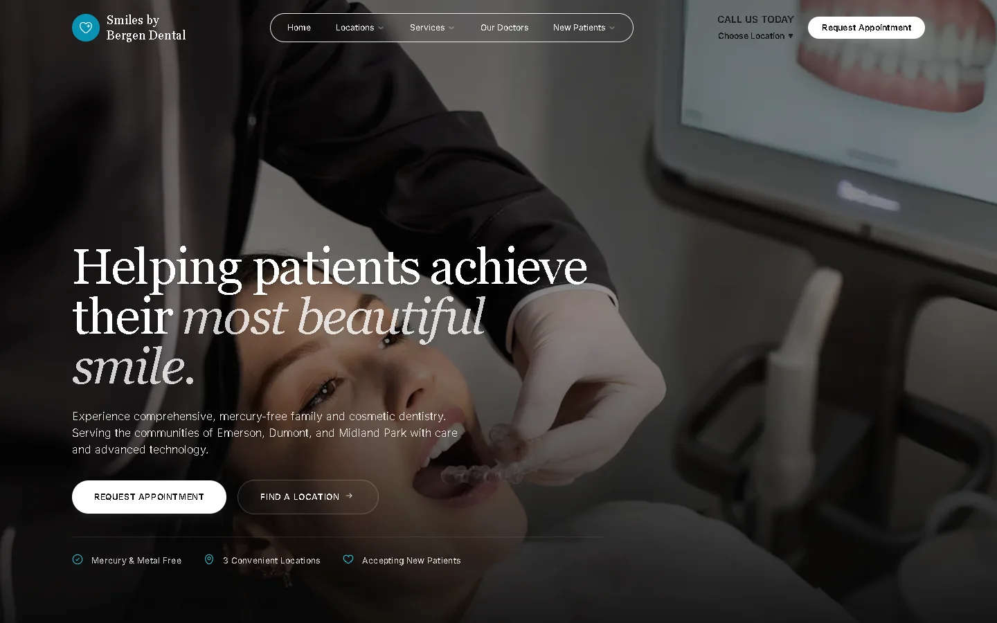 Smiles by Bergen Dental — Dental practice demo preview